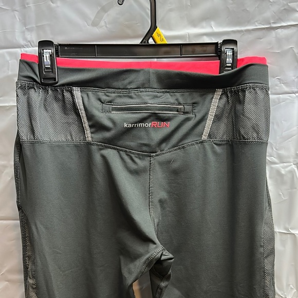 Karrimor Grey and Pink Running Leggings with reflective accents size large - Picture 4 of 7